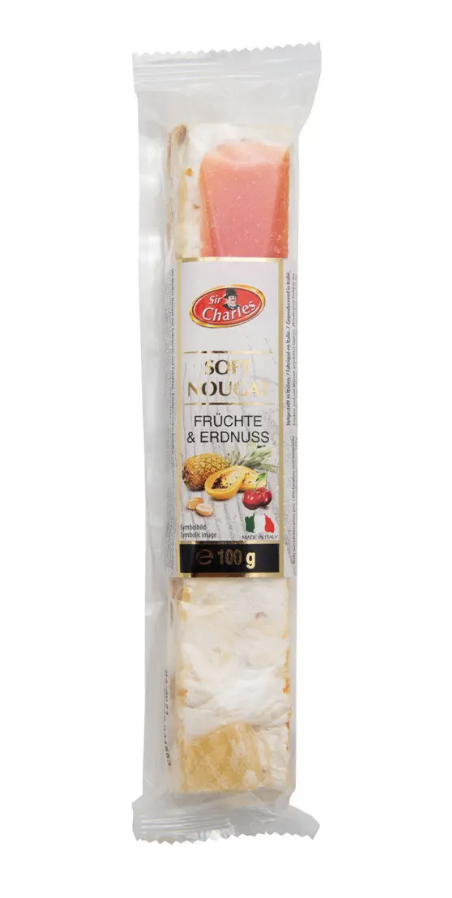 Нуга Sir Charles Італія з фруктами та арахісом 100г